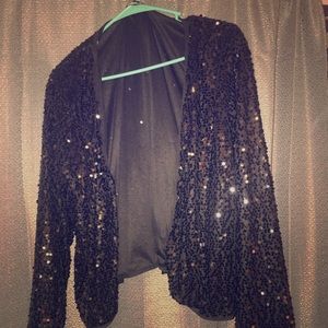 Black sequin jacket